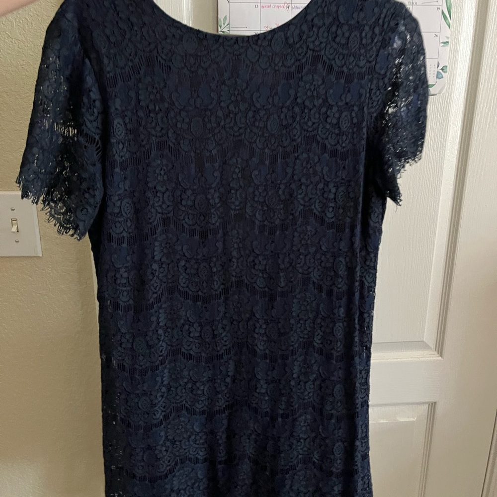 Lulus blue lace dress